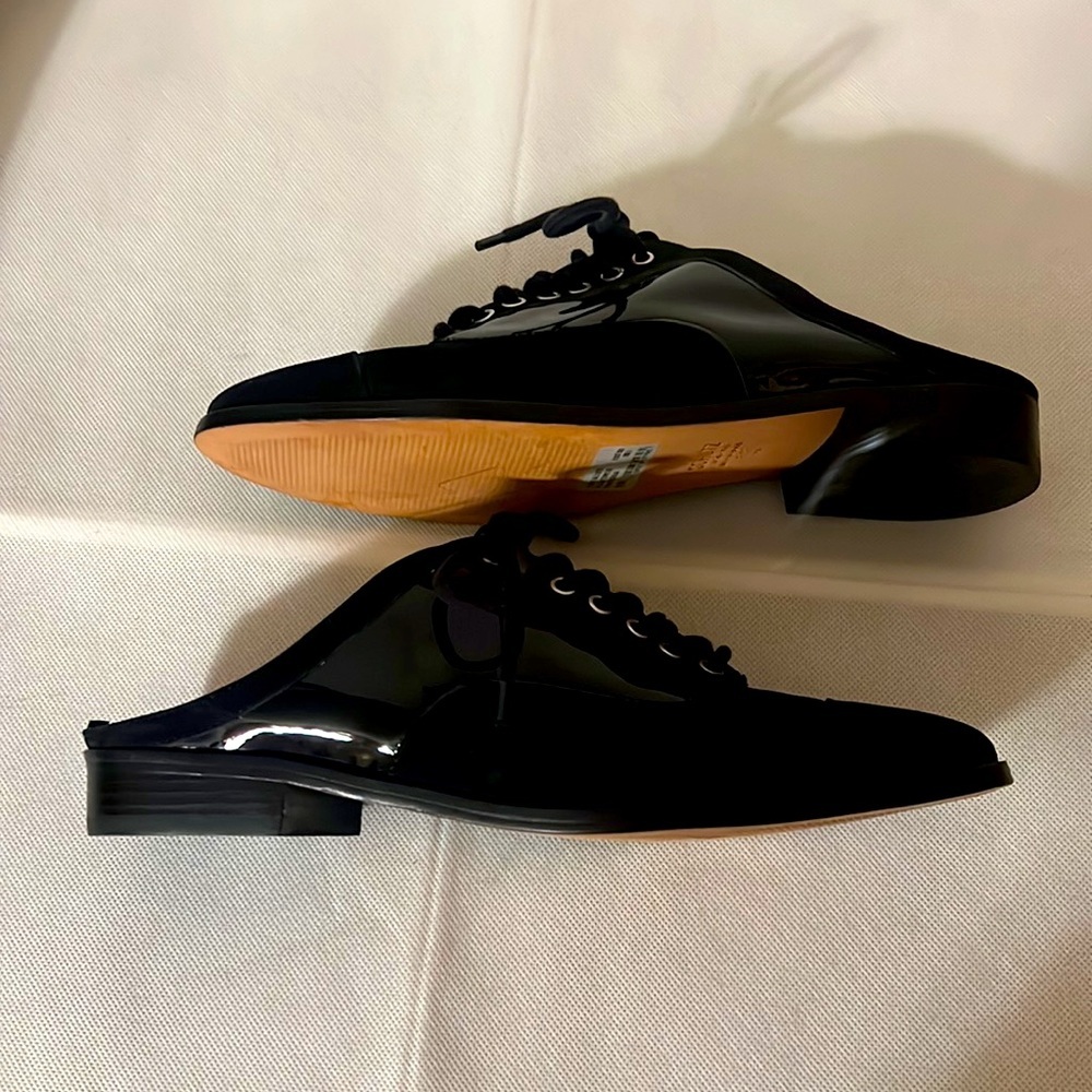 SCHUTZ. Suede Bkack Loafers. Size 8.5 NWOT - Picture 7 of 9